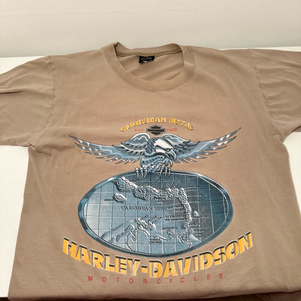 Harley Davidson Vintage Carribean Metal TShirt